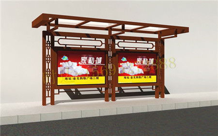 時達(dá)廣告制品廠 專業(yè)打造鋼木公交候車亭，引領(lǐng)城市廣告設(shè)計(jì)新風(fēng)尚